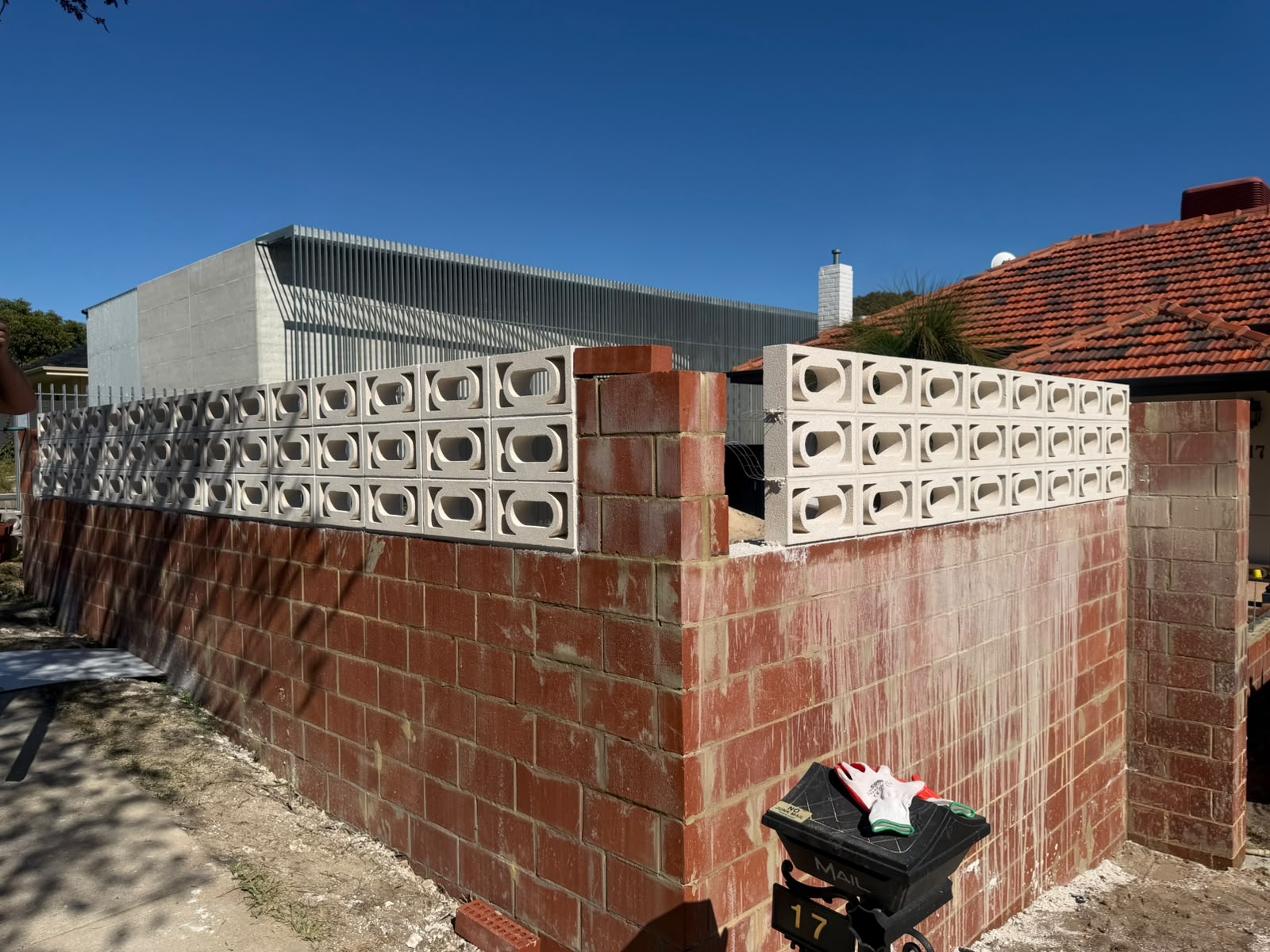 Carnaval breeze block feature wall, Coolbinia - photo 7